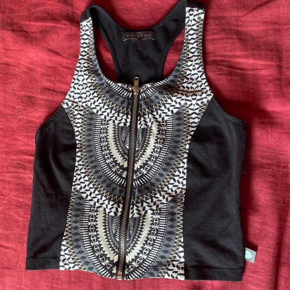 Kendall & Kylie Aztec Crop Top - Picture 1 of 1